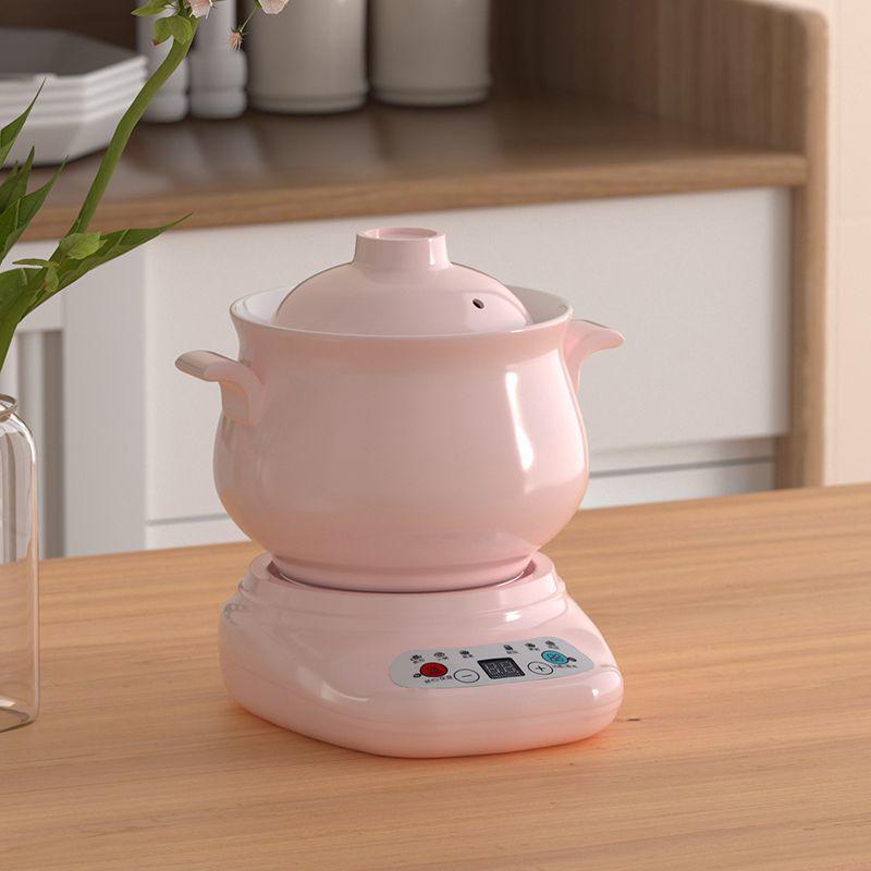 Smart Electric Ceramic Stew Pot: Automatic, Multi-Functional for Porridge, Soup, and Stew with Detachable Health Preservation