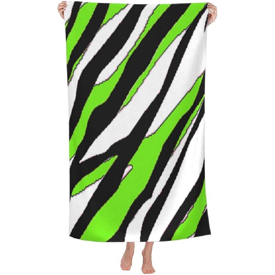 Paski Tygrysa czerwone i czarne Ręczniki plażowe Duże Miękkie Bardzo chłonne Szybkoschnące Ręczniki kąpielowe Ręczniki basenowe Ręczniki plażowe podróżne dla dzieci i dorosłych