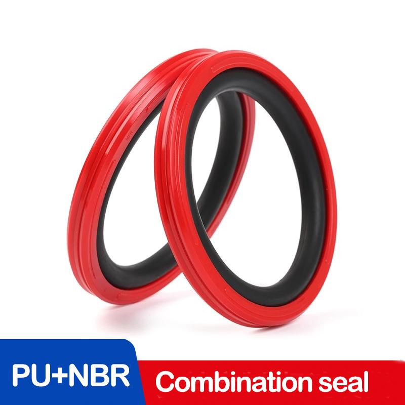 1Pcs Polyurethane(PU) Combination Seal,For hole,Hydraulic Cylinder Reciprocating Seal STD Two-Way Piston Rod Combinatio 15x7.5x3.2(1pcs)
