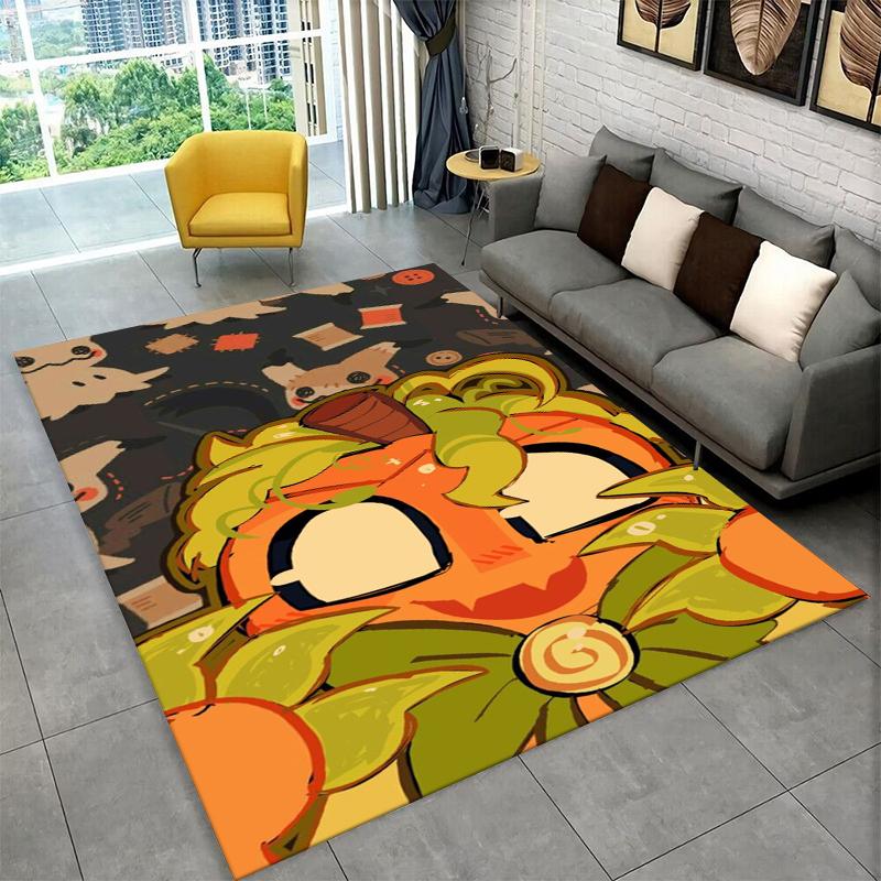 Tappeto Antiscivolo Dandy World Cartoon per Soggiorno, Camera da Letto, Sala Giochi, Tappeto Morbido Pavimento Tappeto Arredo Casa Stanza Bambini