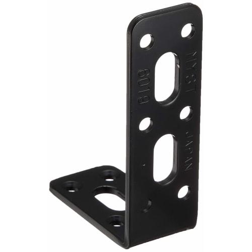 MYST Mounting Bracket (Cation Electrodeposition), Black, Width 25 x Length 49 x Length 75 x Thickness 3mm (6019), DIY Use