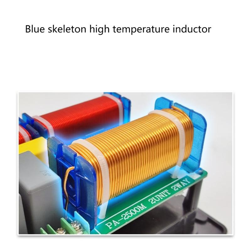 800W 2 Way Hifi Treble Bass Frequency Divider Home Video Sound Stereo Crossover Filters Devices Home Speaker DIY