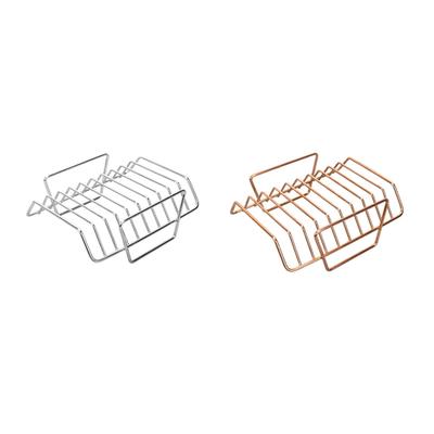 Grill Versatile Portable with Handles Sturdy BBQ Tool Roasting Rack Steel Roasting Stand for Kitchen Picnic Travel