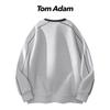 TOM ADAM Fresh Contrast Stitching Crew Neck Sweatshirt