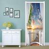 Creative 3D Seagull Door Stickers Waterproof Fridge Stickers Door Mural Peel Self Adhesive Wallpaper PVC Sticker Removable Wall Decal
