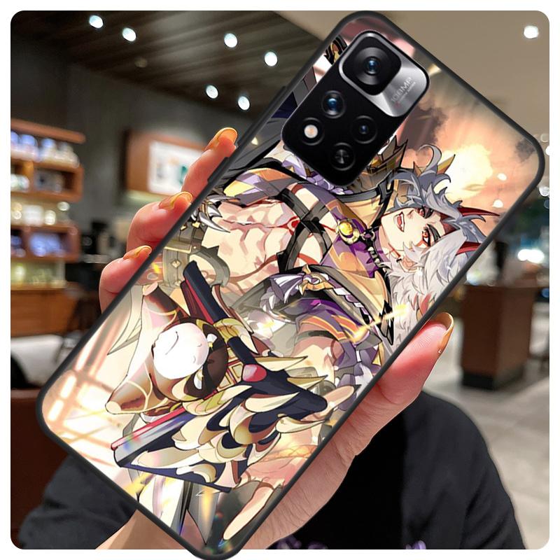 Arataki Itto Genshin Impact Case For Redmi Note 12 Pro Cover For Redmi Note 10 8 9 11 Pro 8T 9S 10S 11S 12S 9C 10C 12C