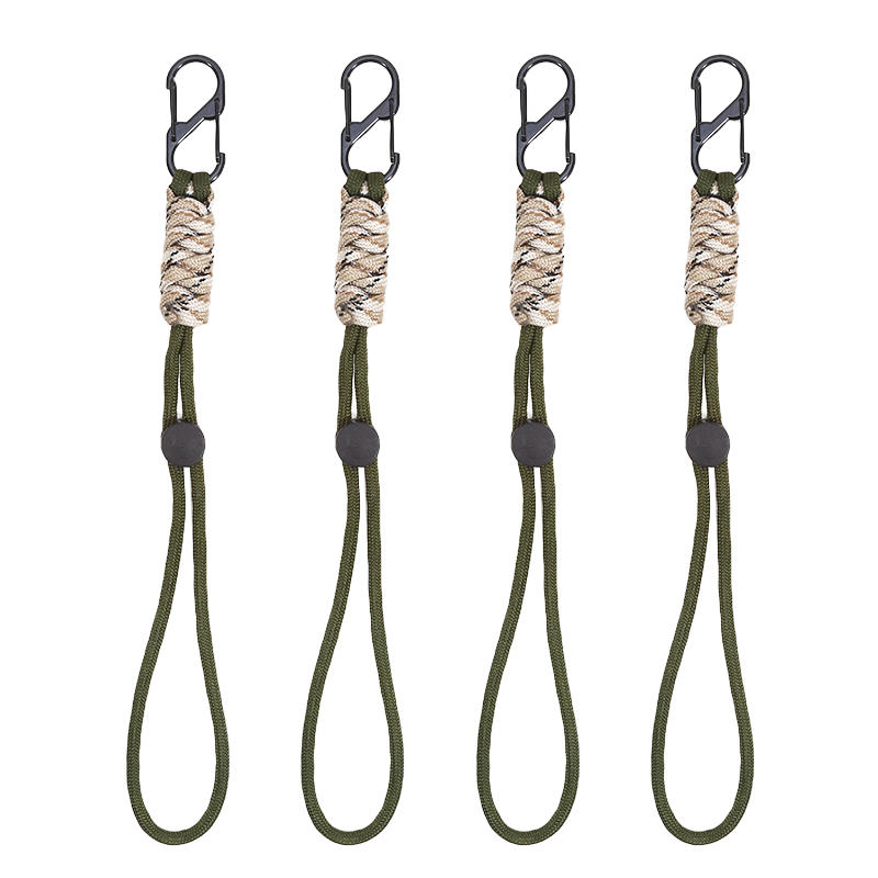 1Pcs/Pack Creative Simple Color Blocked Braided Rope Anti Lost Keychain Backpack Hanging Accessories Car Keychain Hanging Rope