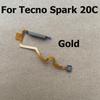 For Tecno Spark 20C ID Home Button Fingerprint Menu Return Key Recognition Scanner Sensor Flex Cable BG7n BG7