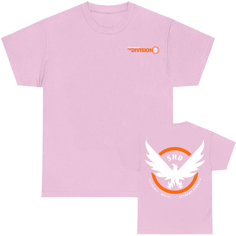 Tom Clancy's The Division 2 SHD T-Shirt Rundhals Kurzarm Lässiges Lockeres T-Shirts Herren Damen Kleidung Spieldesign Grafik T-Shirt