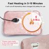 Electric Hand Warmer Hot Water Bag Soft Fast Heating Warm Gloves Home Office Hands Warmer For Water Rechargeable Hot Water Bag