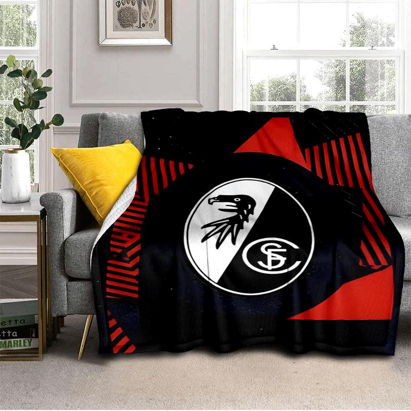 Adler Symbol Frei-burg Fußballdecke Leicht Ideal Bettdecke Perfekt für Reisen, Wohnzimmer, Büros, Sofas, Fan Weihnachtsgeschenk