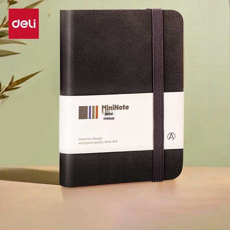 Deli A7 Portable Leather Notebook