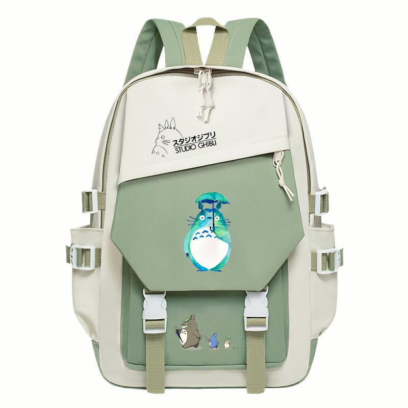 Duoluo Rucksack College-Stil Niedliche Cartoon-Zeichnungen Große Kapazität Lastreduzierung Rückenprotektor Schülerrucksack