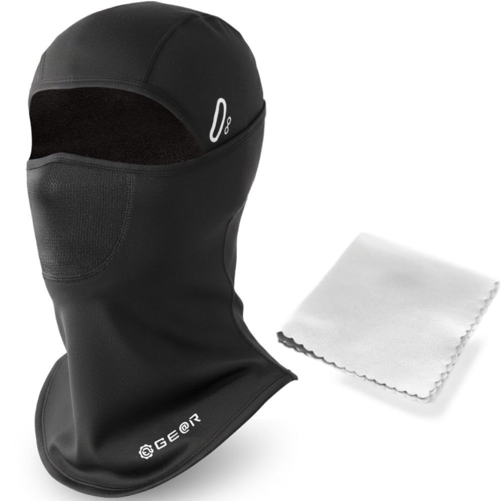 

Balaclava for Warm with Fleece Face UV with Glasses Suitable for Snowboarding (GearTol) Winter, Breathable, Lining, Cover, Protection, Breathable, чёрный