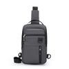Men's Chest Bag Nylon Bag Large Capacity Shoulder Crossbody Bag