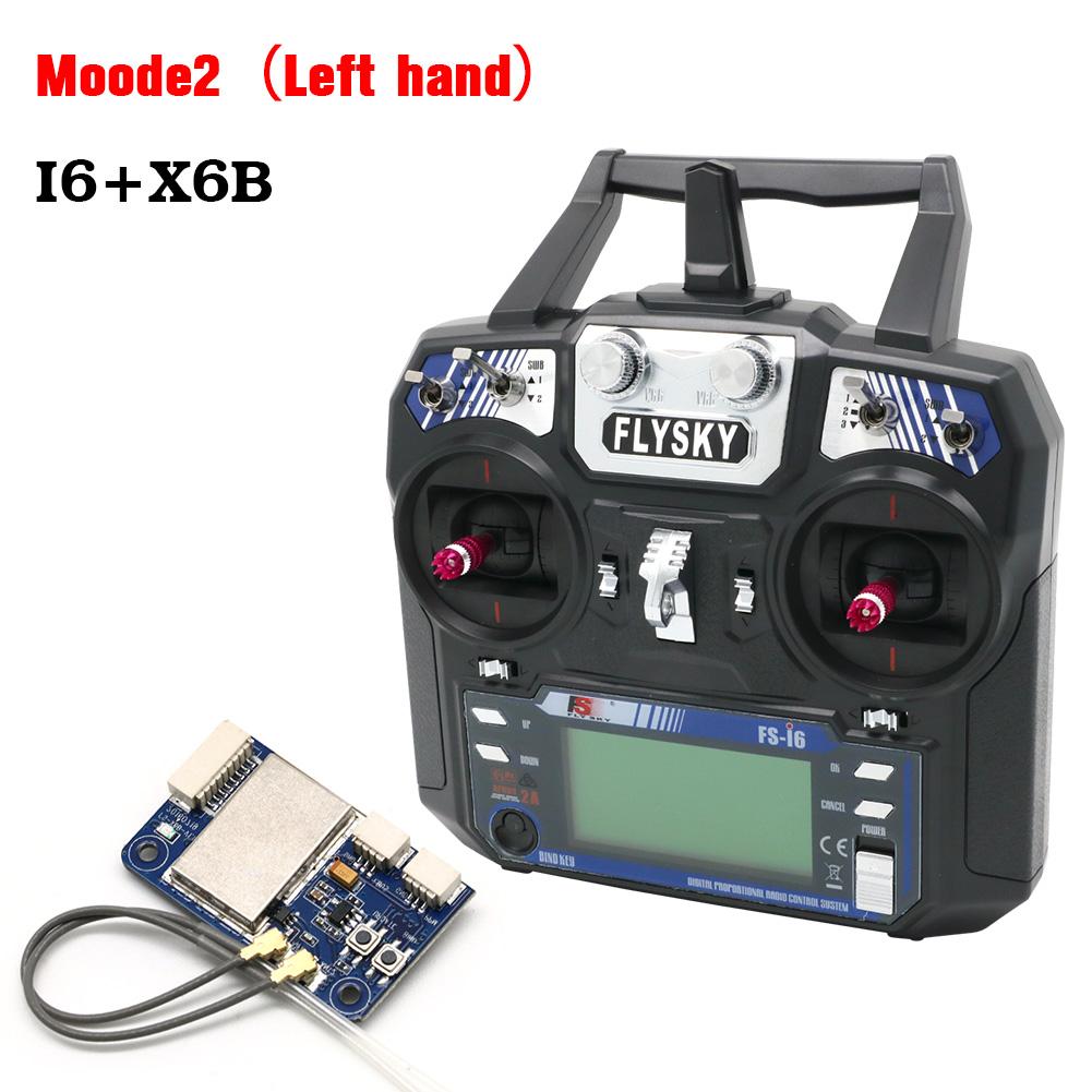 FLYSKY FS-i6 I6 Transmitter 2.4G 6CH Radio Remote Controller With iA6 iA6B X6B A8S R6B iA10B FS2A Receiver for RC Drone Airplane