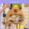 Capybara Plush Cartoon Backpack With Soft Material For Casual Daily Use And Travel