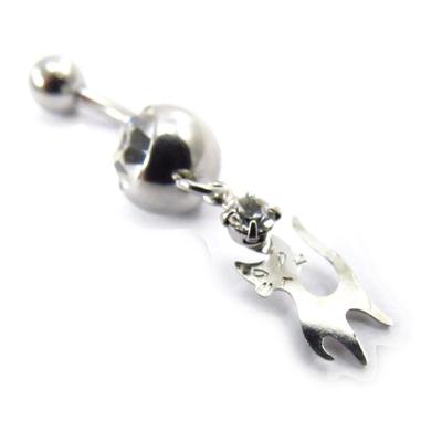 [A9156] - Piercing 'Kitty' bílý