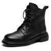 Fashion GKTINOO Genuine Cow Leather Boots Women Platform 2025 Autumn Zipper Non Slip Short Boots Winter Women Shoes Botas Mujer Handmade