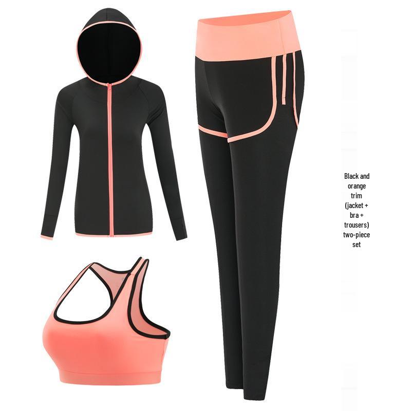 Women's Spring/Summer Yoga & Sports Set: Outdoor Exercise & Gym Fitness Wear
