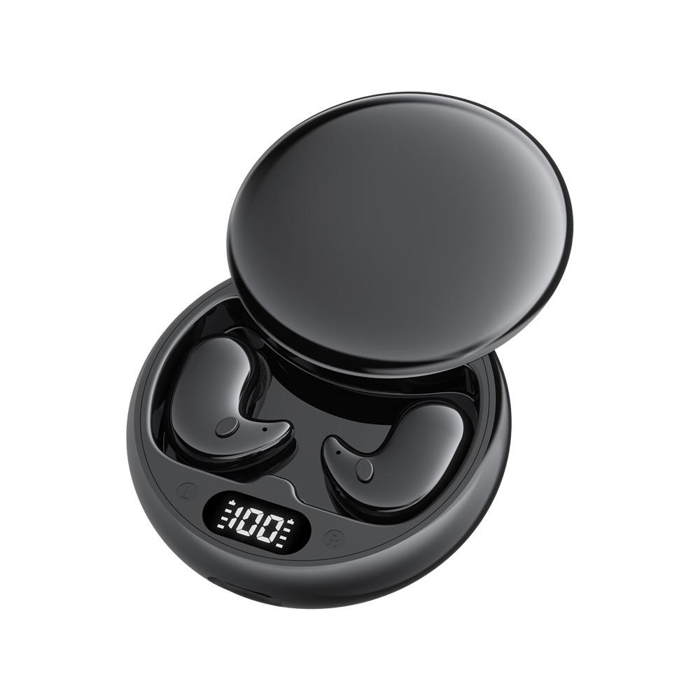 Y36 Sleep Mini Invisible Headset Ipx5 Waterproof LED Display Wireless Headphones with Mic Sports Stereo Noise Cancelling