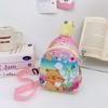 Childrens Capybara Cute Pattern Single Shoulder Crossbody Chest Bag Gift Kids