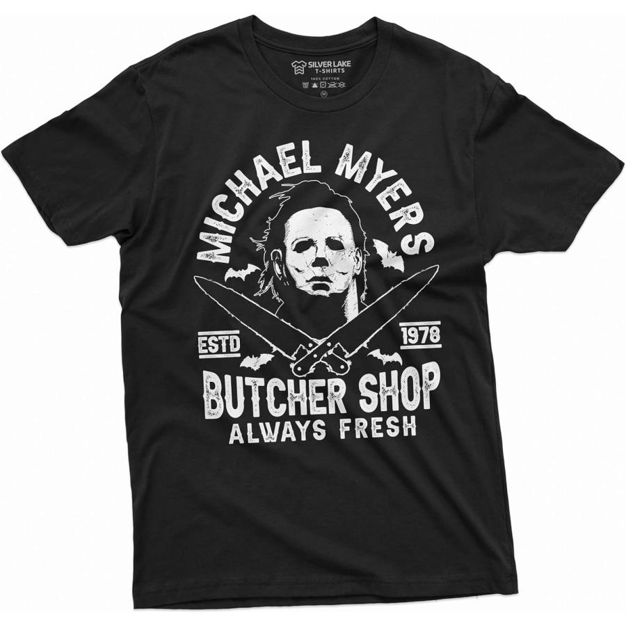 Michael Myers Halloween Shirt Horror Movie Shirt Butcher Shop Always Fresh Shirt Scary Halloween Tee