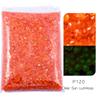 Round Resin Flat Bottom Drill Transparent Bottom Luminous Nail Drill Diy Mobile Phone Violent Bear Loose Diamond Accessories Accessories