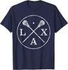 Lacrosse Sticks Emblem Tshirt I Tee for LAX Players and Fans T-Shirt