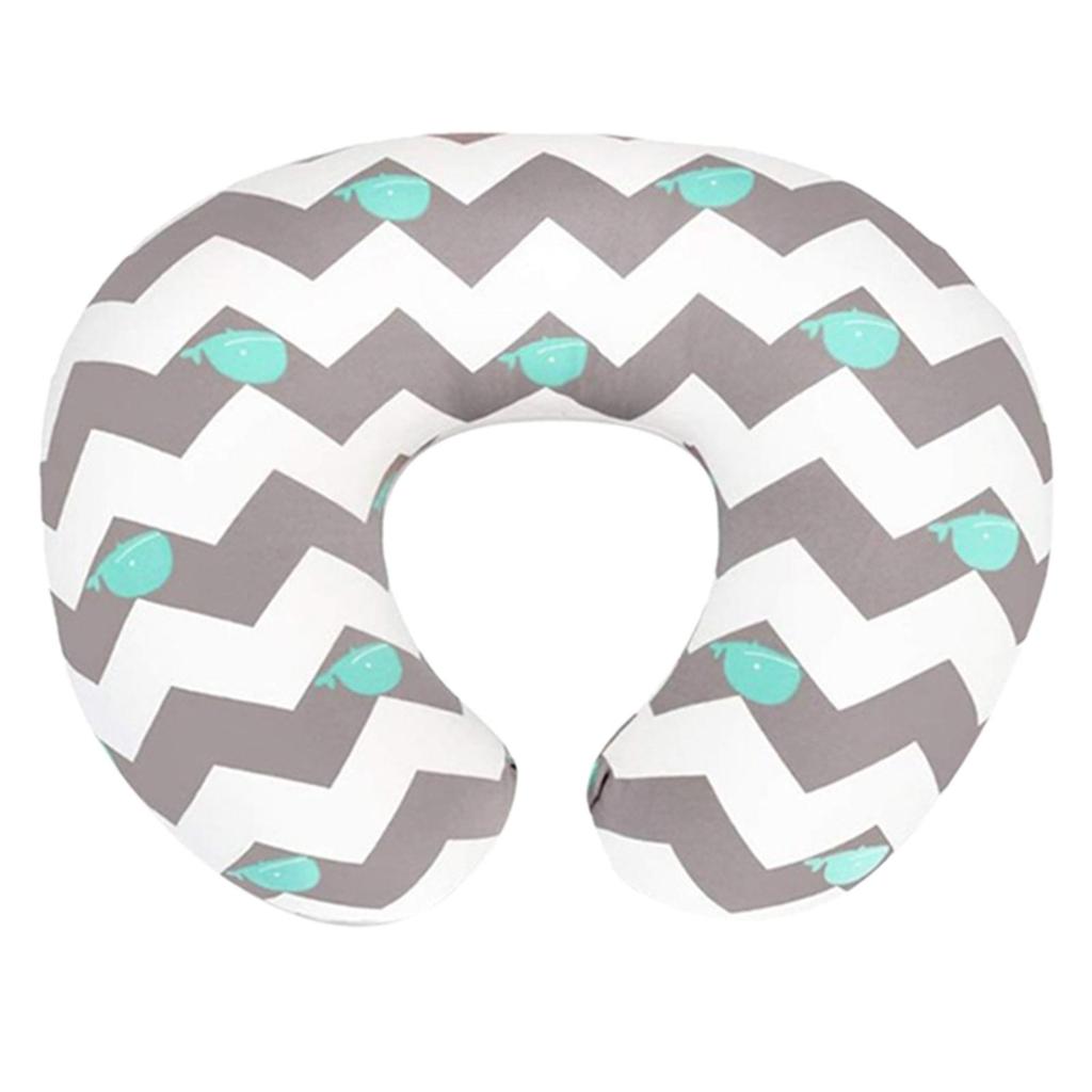 Cotton UShaped Feeding Pillow Cover for Newborn Breastfeeding Type A