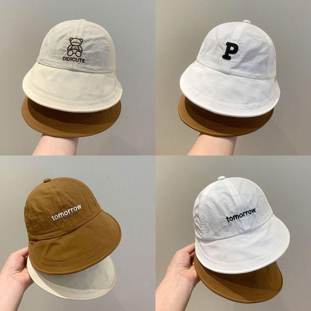

Wide Brim Sun Visor Hat Adjustable Peaked Cap Fashion Baseball Cap Baby 04