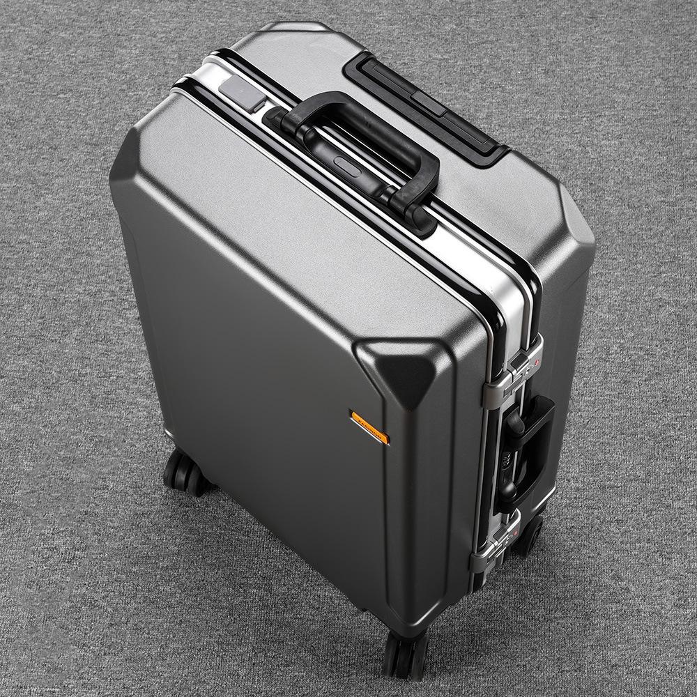 2025 Durable 20" Carry-on Aluminum Suitcase with Universal Wheels for Men and Women