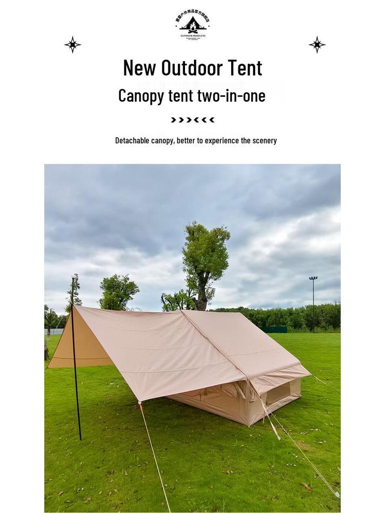 Inflatable Tent Tarp: Two-in-One Outdoor Camping Essential