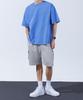 TOPBOY Heavy Duty Pigment Oversized Short Sleeve T-Shirt Dusty Blue