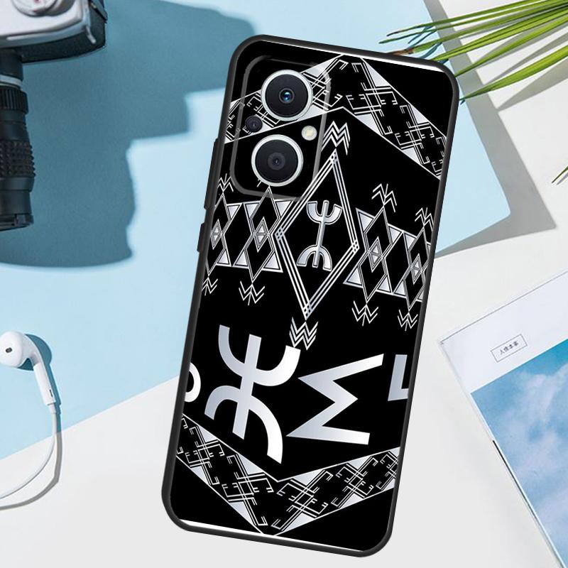 Amazigh Flag Case For OPPO Reno 13 13F 12 11 F 8T 7 8 10 Pro OPPO Find X8 X6 Pro X3 X5 Lite Cover Funda