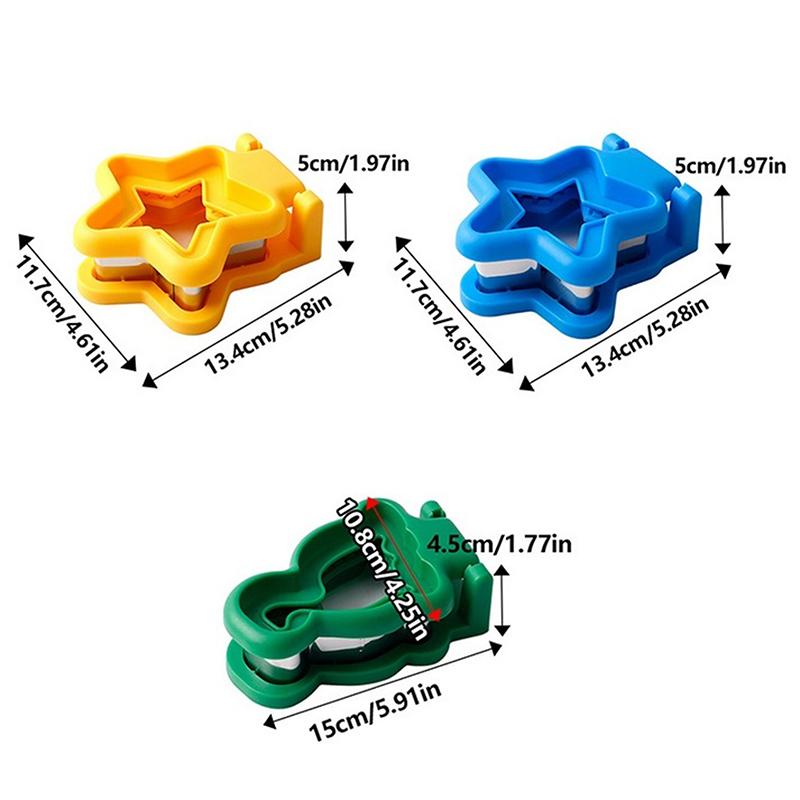 Sandwich Cutter And Sealer Flip Sandwich Cutting Tool For Kids Lunch Stainless Steel Blade Sandwich Bread Toast Mold