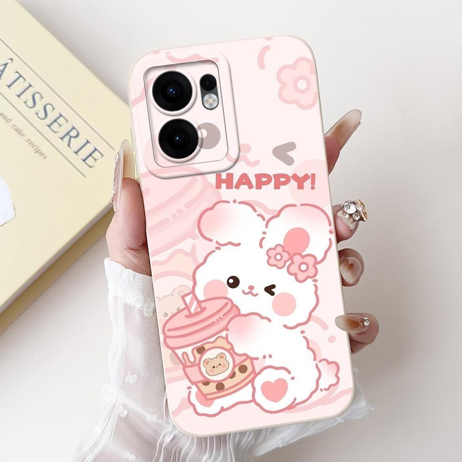For Oppo Reno 13F 2025 Case Cute Rabbit Panda Flower Soft Silicone Shockproof Cover For OPPO Reno13 FS Fundas RENO13F Phone Case