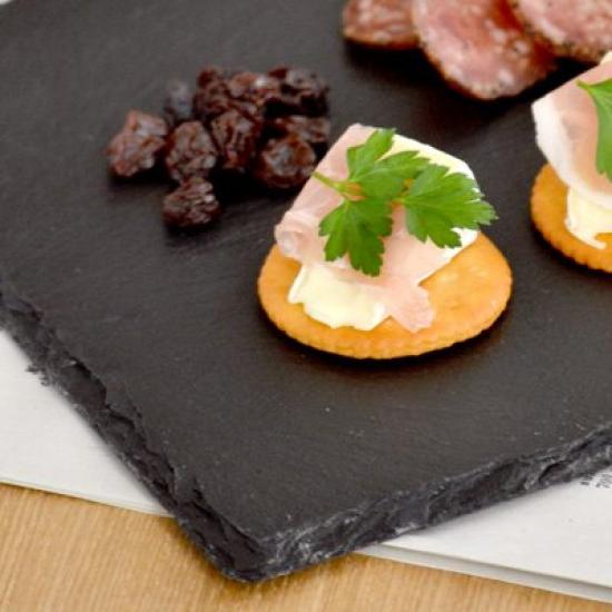 Louça Pedra de Ardósia Oriental Prato Retangular Longo 30cm