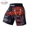 Men's Digital Print Fight Training Shorts for Gym, Jiu-Jitsu, and Sanda
