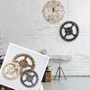 Ornement Engrenage Style Industriel Vintage 24cm Barre d'Engrenage Art Mural Décoration Murale Ornement à Suspendre au Mur Engrenage