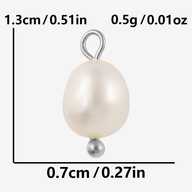 2pcs Irregular Round Three-Dimensional Real Shell Pearl Charm For Jewelry Making Supplies Handmade Sea Beach Accessories Pendant