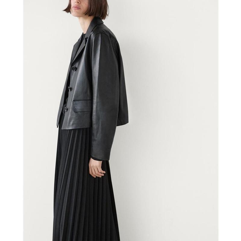 Fall and Winter New Women's Clothing French Style All-Matching Drape Elegant Mid Length Long Length Pleated A- line Overall Dress 5215583