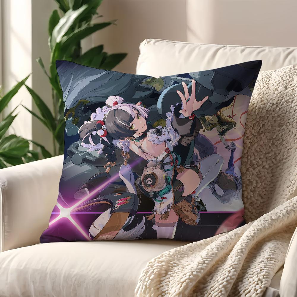 Zenless Zone Zero Dialyn наволочка Лучшая Домашний Офис Кофейная Подушка Диван Печать Декор Комната Магазин Автомобиль Нордическая Простота 12x12Inch