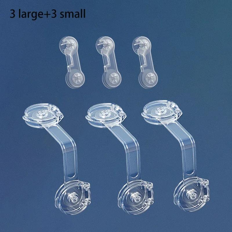 4/6Pcs/Lot Child Lock Protection Of Children Baby Drawer Anti-opening Cabinet Door Refrigerator Anti-pinch Safety Lock Buckle