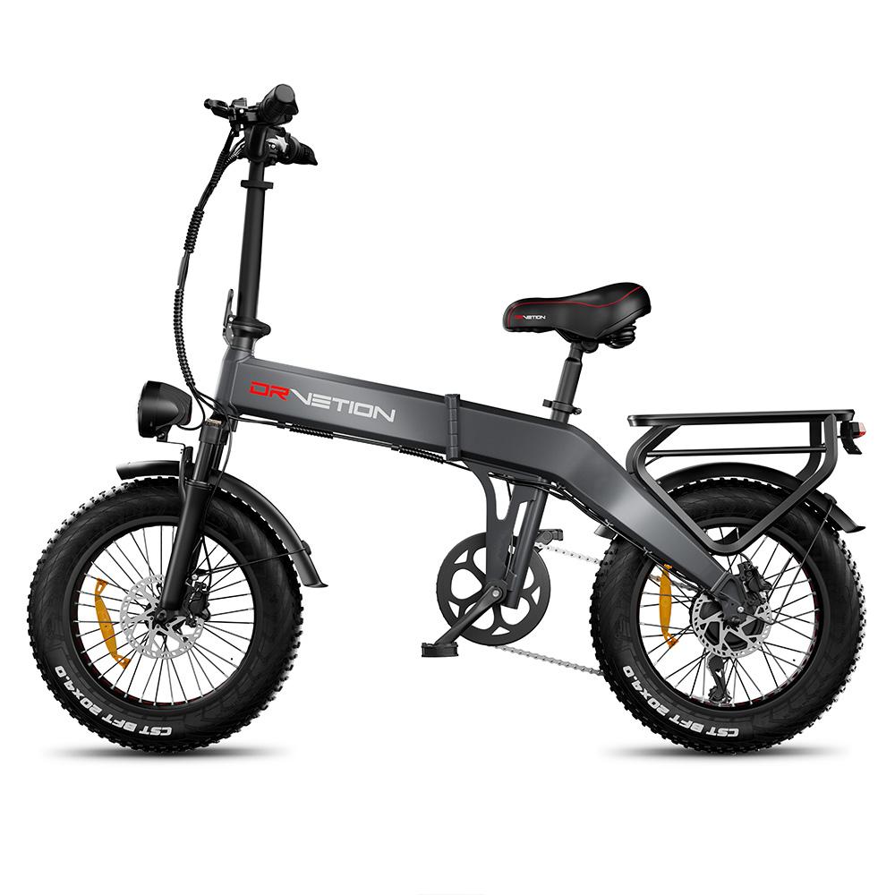 Electric Bicycle Drvetion BT20 20" 1000W Motor City E-Bike 48V 10AH LCD Display Shimano 7 Speed Hydraulic Brake Max Load 150Kg