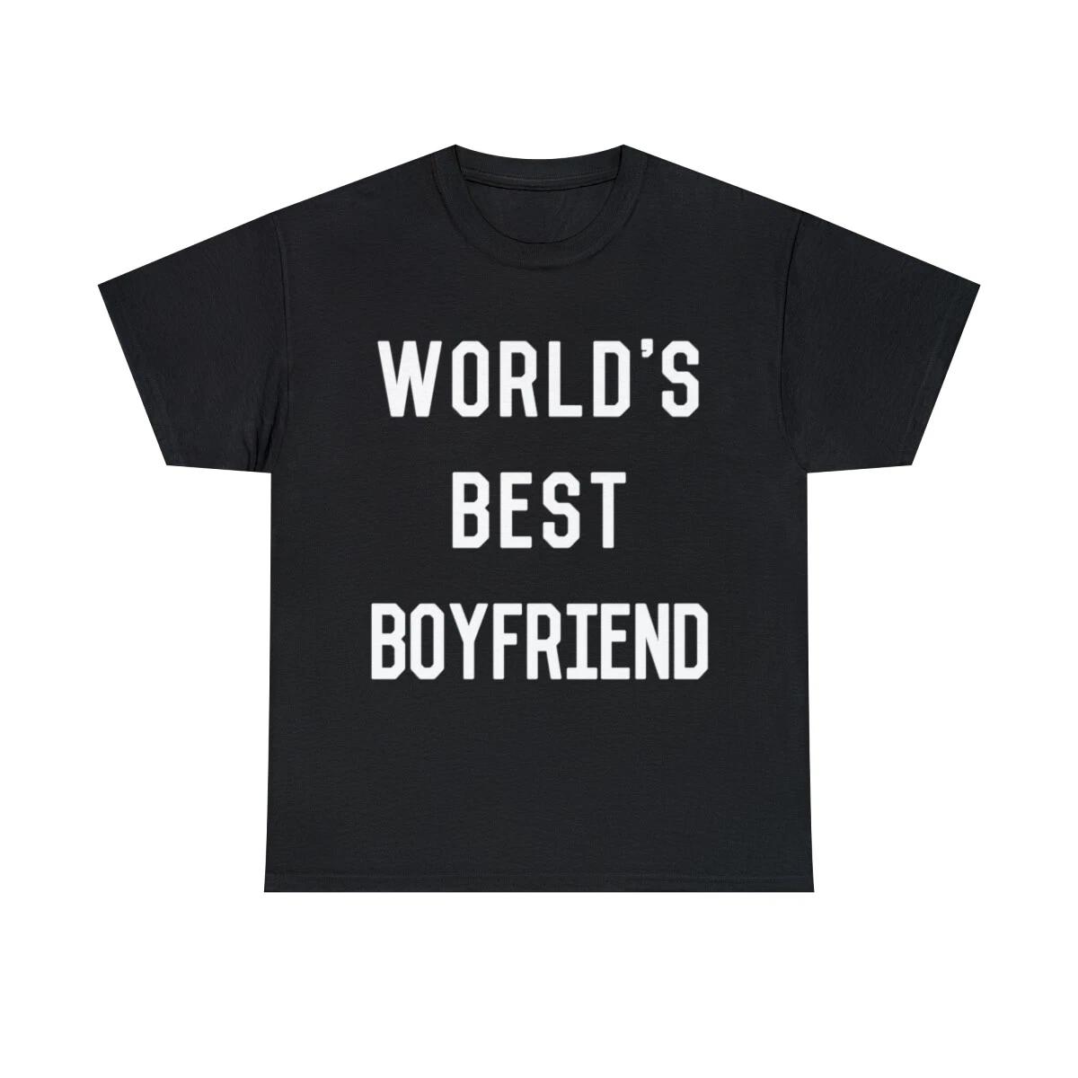 World s Best Boyfriend Graphic Tee Shirt, S-5XL XL