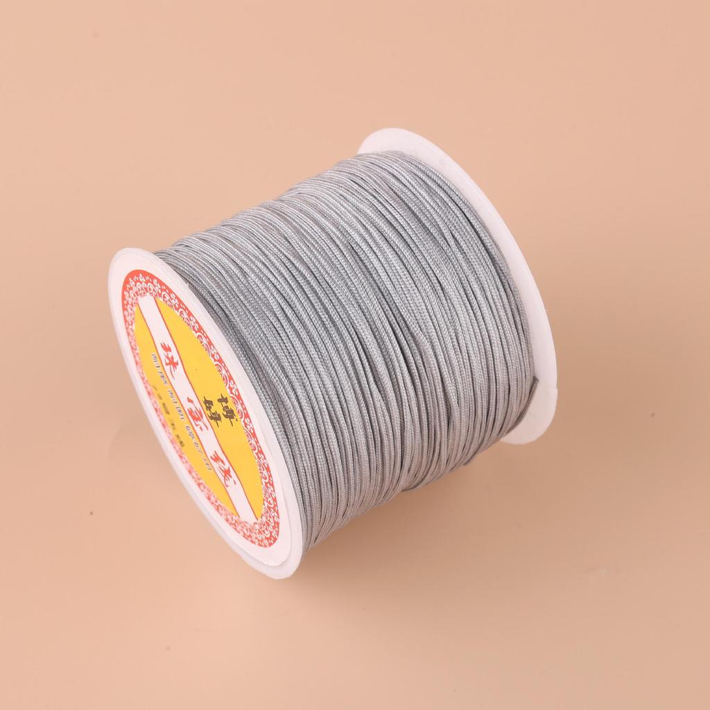 Boting Jade No. 72 0.8mm Nylon Thread for DIY Braided Cord Bracelet Weaving and Pendant Making.