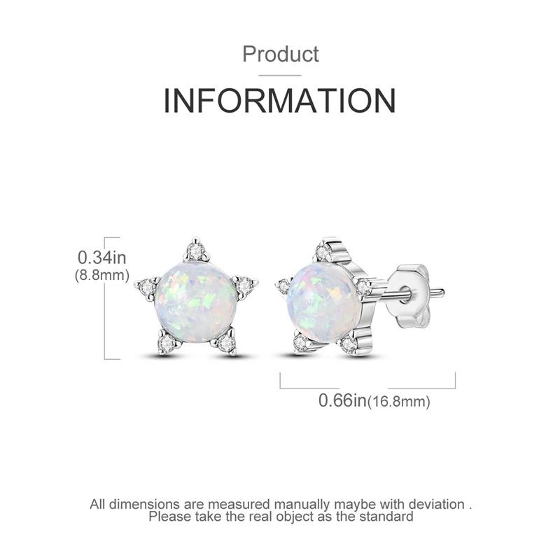 New 925 Sterling Silver Star Moon Earrings for Women Sparkling Zircon Ear Studs Luxury Romantic Fine Jewelry Gift for Girl