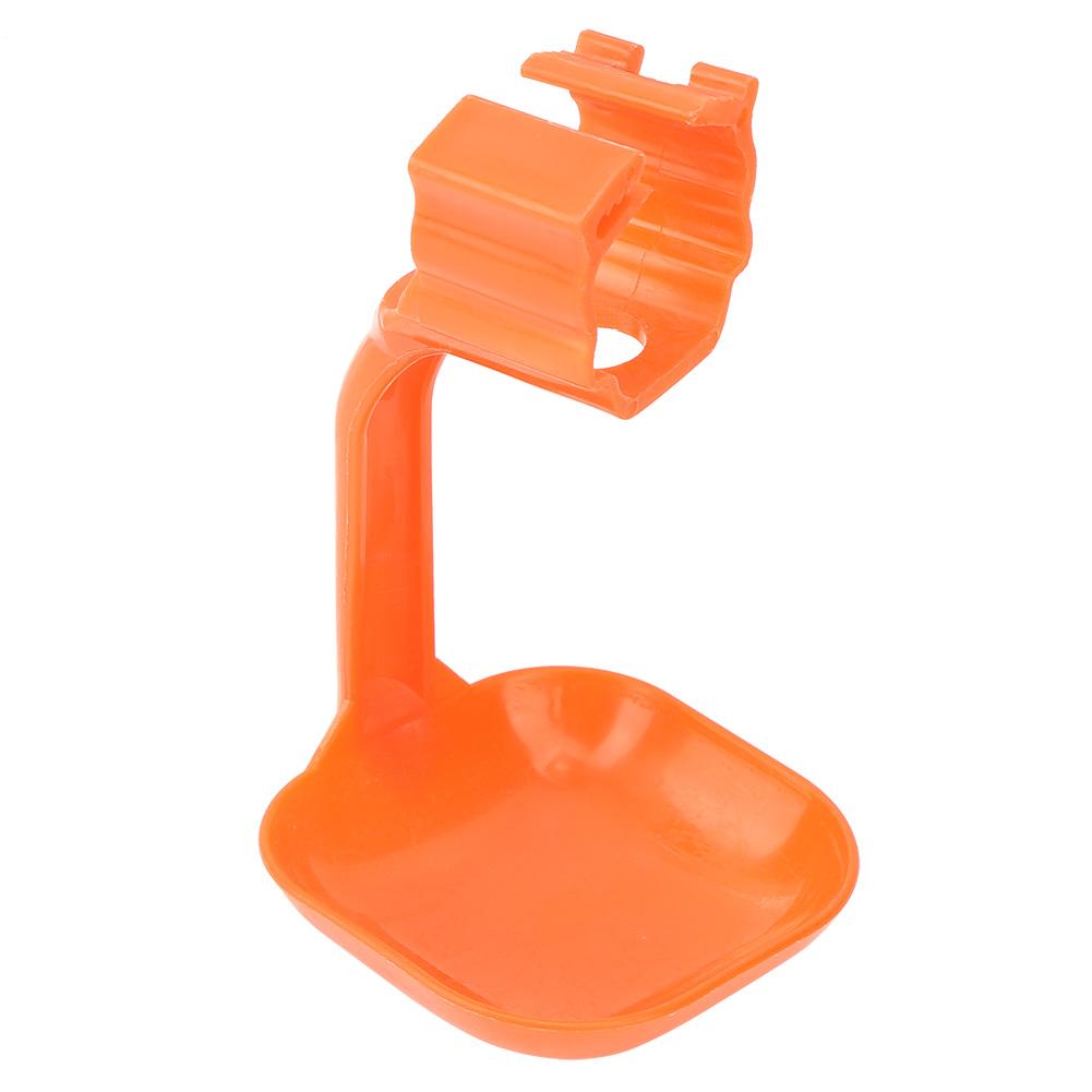 10Pcs Chicken Nipple Drinker Cups Waterer Hanging Cup Bent Arm Farm Supplies