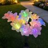 LED Simulated Lawn Decoration Light Solar Powered Flower Landscape Light  For Women